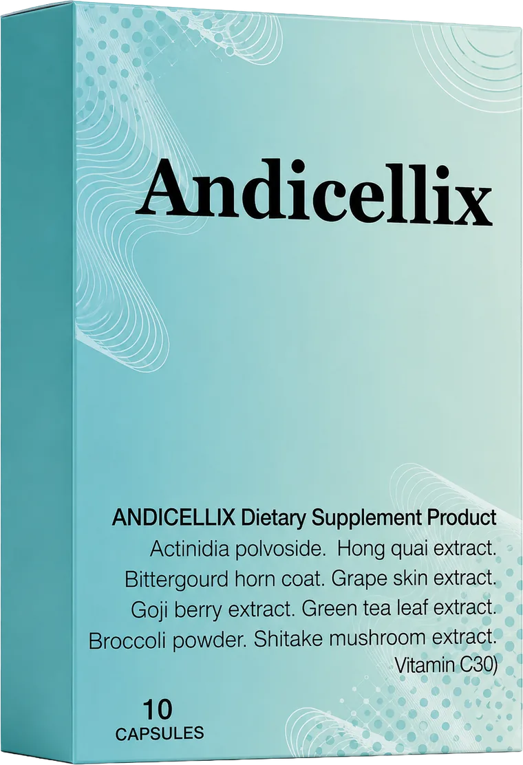 Andicellix Dietary Supplement Capsules กล่องบรรจุ 10 แคปซูล